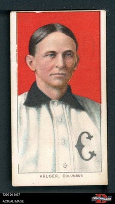 1909 T206 Semi-Scarce Otto Krueger Kruger 1.5 - FAIR