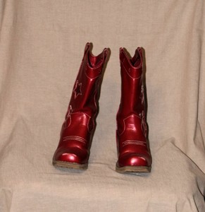 girls red cowgirl boots