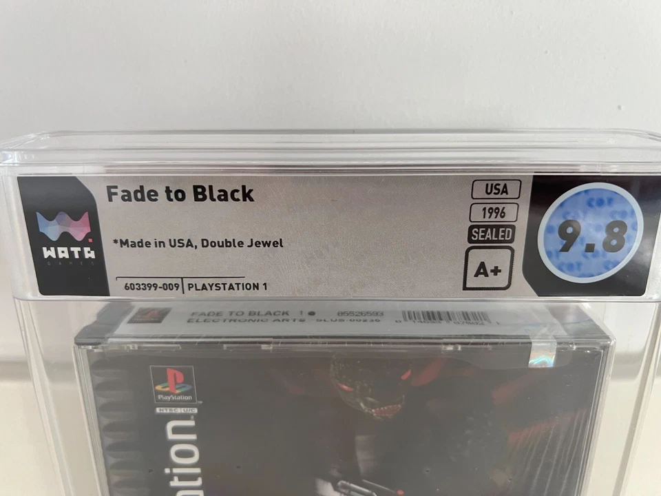 Fade to Black (PS1, Playstation 1) WATA 9.8 A+ Graded New Sealed CGC VGA RARE - Image 4 of 4