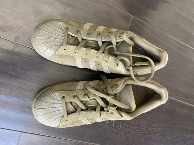 adidas superstar olive green suede