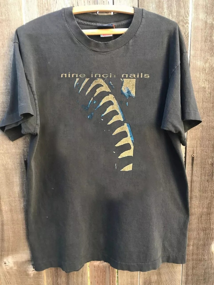 90s Nine Inch Nails NIN Now I'm Nothing Graphic Charcoal 90s Nine Inch Nails NIN Now I'm Nothing Graphic Charcoal