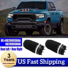 2PCS 68260938AA Rear L+R Air Suspension Spring Bag For Dodge Ram 1500 19-24 23