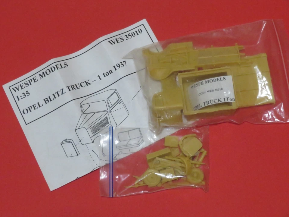 OPEL TRUCK 1ton Wespe Models WES 010 1:35 35010 - Immagine 2 di 2