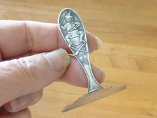 Wiedlich RUB A DUB DUB Sterling Silver Baby Food Pusher Pyramid of the Alphabet