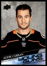 2020-21 Upper Deck Young Guns Kodie Curran Rookie Anaheim Ducks #708 R95
