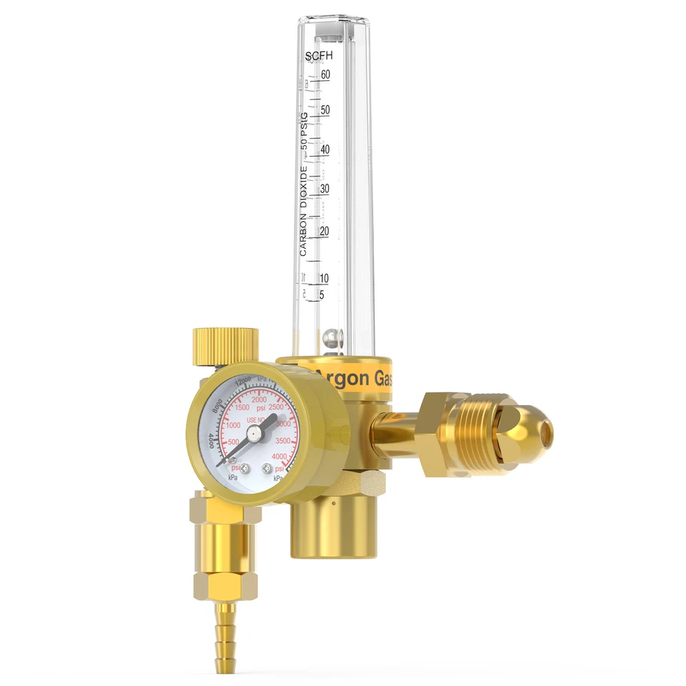 CO2 Argon Flow Meter Gas Regulator Gauge Mig Tig Welding Weld Regulator TIG MIG - Image 2 of 4