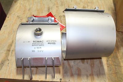 NEW ROMAC STAINLESS SEAL SERVICE SADDLE H-10.75 305 3/4'' IP 135-H107532