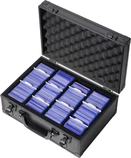 Toploader Storage Box with Card Dividers for 3" X 4" 35Pt Rigid Card Holders for