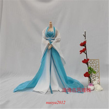 1:6 Blue Dress Outfit Clothes Fit 12inch Female PH TBL JO Action Figure Doll Toy