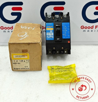 TERASAKI XM30NS MOTOR CIRCUIT BREAKER 1.25A 3 POLE 220VAC NEW FAST SHIPPING