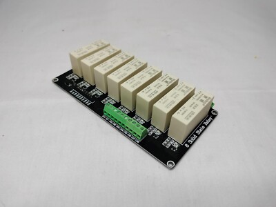 8 Channel Solid Sate Relay Module High Level Trigger Board w/ Weiba GTD-W-5A