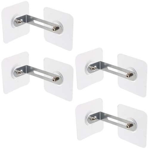 4 Pcs Wall Fastener Wardrobe Anti-fall Anchor Child Furniture Anchors Bracket - Picture 4 of 12