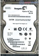ST9500323CS Seagate PIPELINE HD 500GB 5.4K RPM 3Gb/s 2.5" SATA LAPTOP Hard Drive