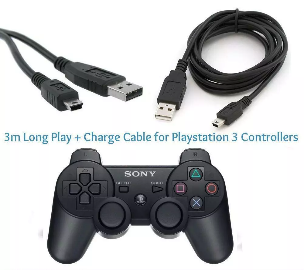 Cargador para Mandos Ps3 Cable de Carga Playstation 3