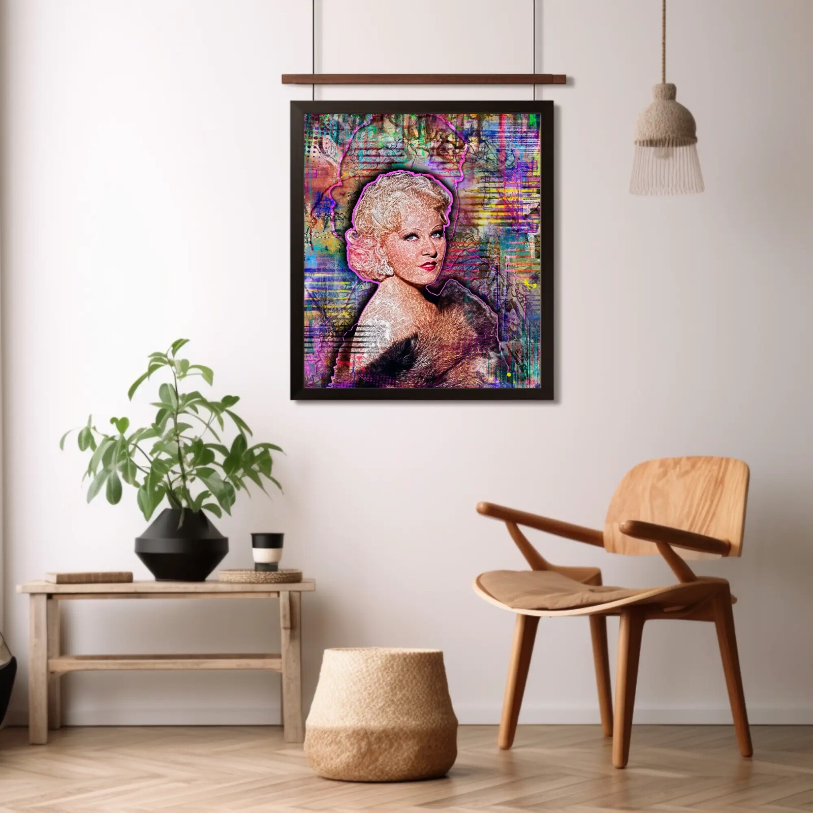 Mae West 16x20in Poster, Mae West Movie Tribute Pop Art Free Shipping US