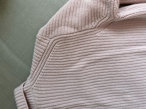 Drake's & Aime Leon Dore Pink Alpaca Lambswool Integral Collar Jumper Medium - Picture 8 of 11
