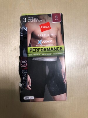 Hanes Boxer Briefs X-Temp Performance Cool Size Small 3-pack Underwear