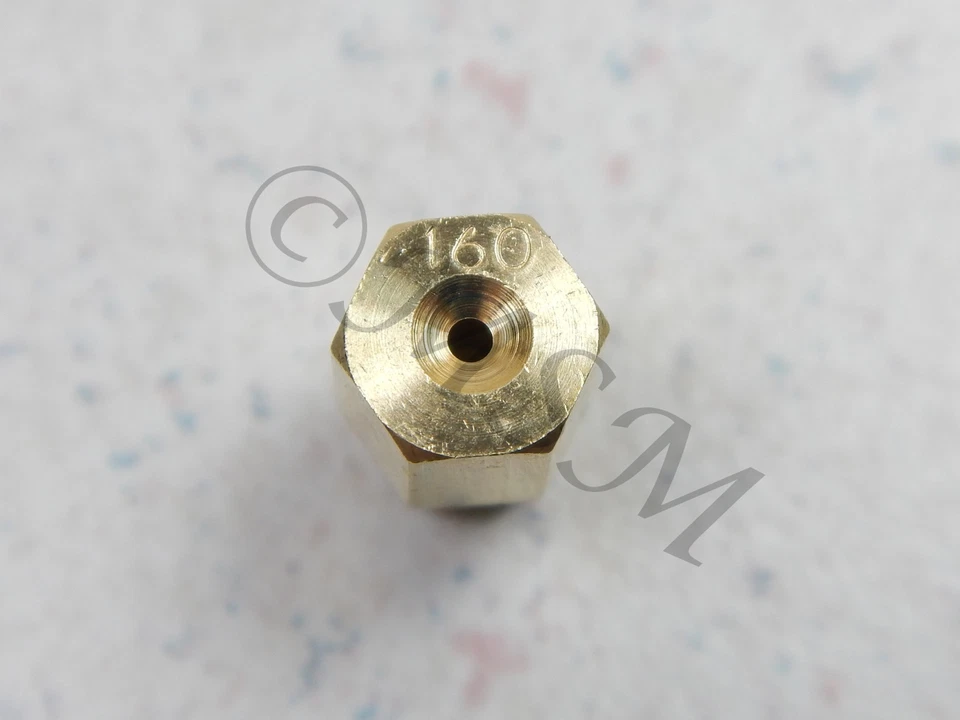 YAMAHA NEW K&L MIKUNI CARB CARBURETOR 4/042 LARGE HEX MAIN JET #160 18-4421 - Image 4 of 4