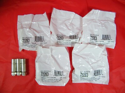 (5) GILBERT F CONNECTOR FOR RG11 CABLE GAF-11-AHS-480 72283 + (3) USED