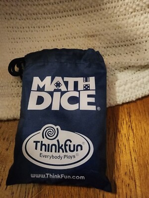Math Dice by Thinkfun Pre-owned With Instructions