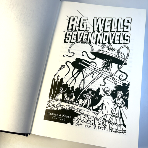 H.G. Wells Seven Novels - Barnes & Noble Exclusive Edition Leatherbound 1st Ed. - Picture 5 of 7