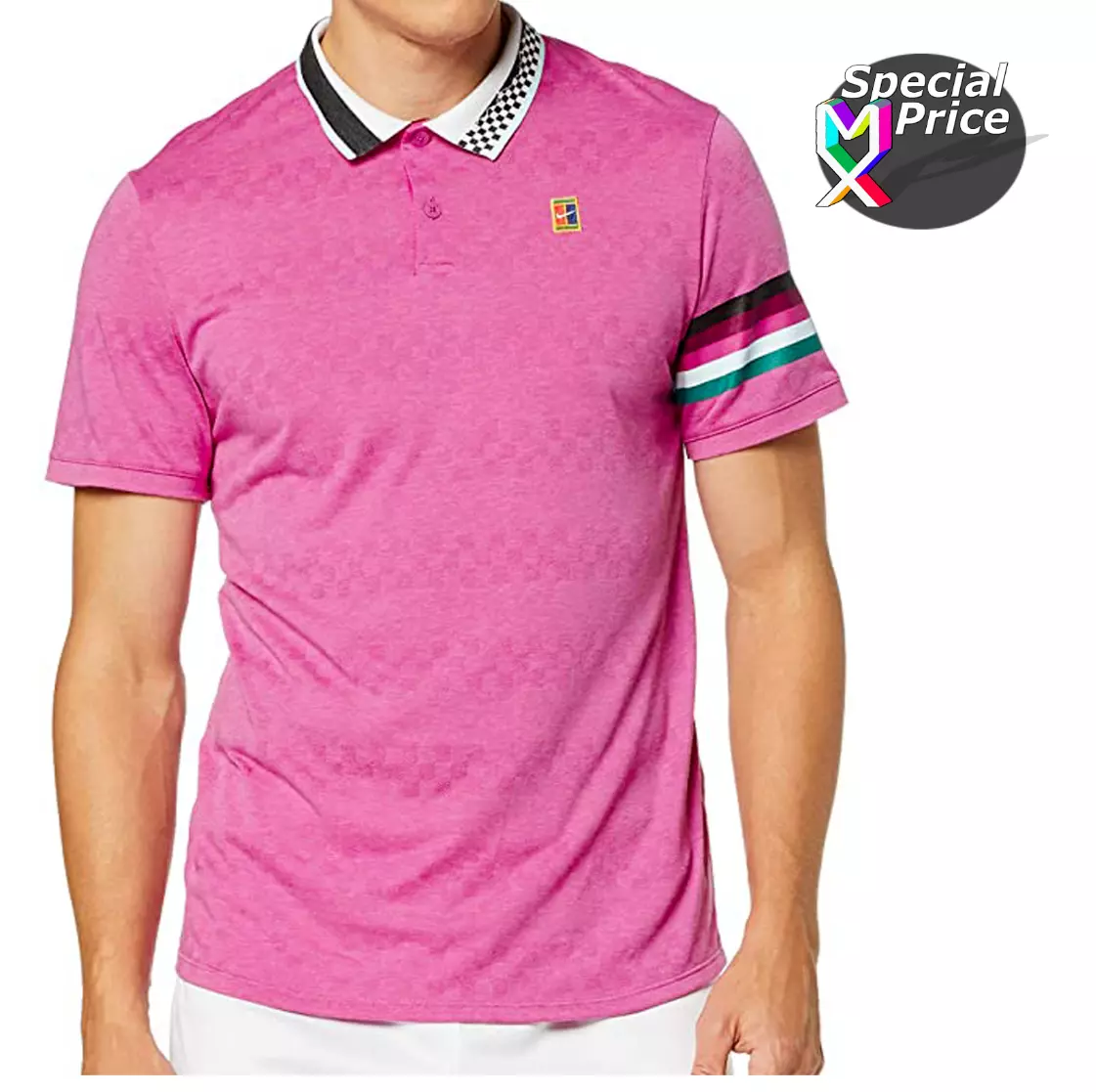 Polo nike uomo rosa new arrivals