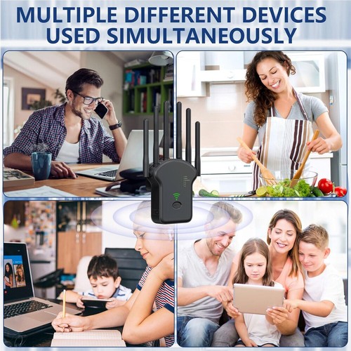 WLAN Repeater Router Range Wifi Verstärker Signal Access Point Booster 1200Mbps - Bild 14 von 65