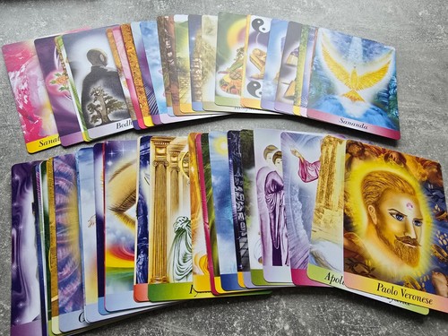 Die Gegenwart der Meister~Orakelkarten Set~56 Karten + Buch~Tarot~Wahrsagekarten - Bild 3 von 4