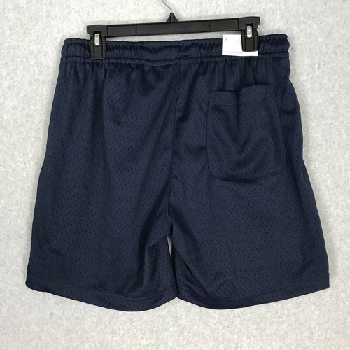 Onia Shorts Men Small Navy Blue Air Mesh Gym Active Basketball Exercise Pockets - Picture 9 of 14