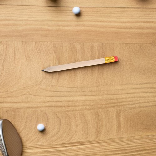 2 Pieces Golfbleistift Braut Büro Halbe Bleistifte Mit Radiergummi - Bild 6 von 12