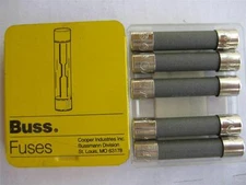 5x BUSSMANN Time Delay Fuses MDA 1-6/10, 3-2/10,  or 7 Amp 250VAC 326 Slo-Blow