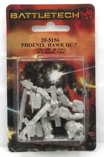 Battletech 20-5156 Phoenix Hawk IIC 7 (TRO 3085) Assault Mech Iron Wind Metals 
