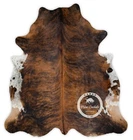 Brindle Tricolor Cowhide Rug High Quality, Kuhfell,(M)(L)(XL)(XXL)