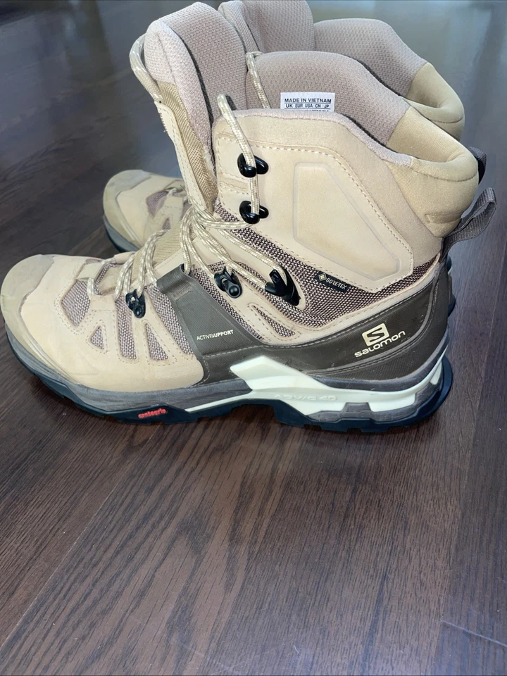 Botas de senderismo Salomon Quest 04 para hombre 10,5 Goretex ADV/c 4D tostadas/marrones hasta el tobillo Foto 3 de 4