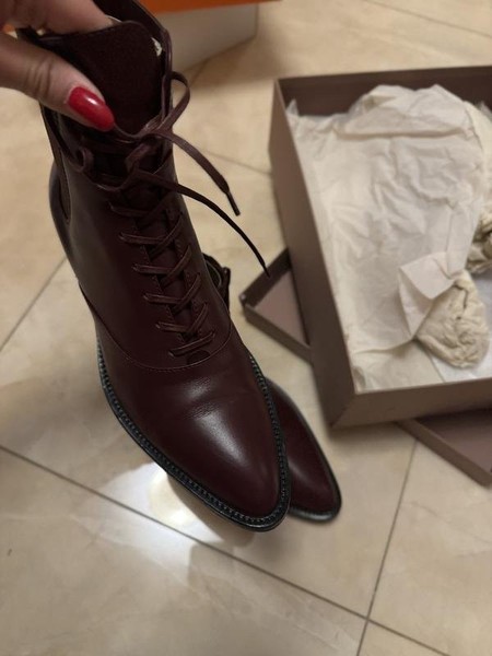 Women Gianvito Rossi Boots Burgundy 40