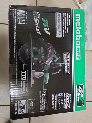 Metabo 36v HPT C3607DA 7-1/4-Inch Cordless Circular Saw Tool Only 