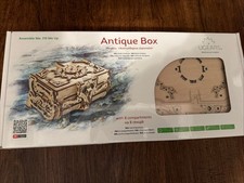 UGears Antique Box Mechanical Models Puzzle Kit Wooden 3D Model Jewelry Box Kit