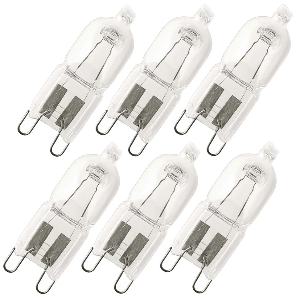 6 x Osram Halogen Stiftsockellampe Backofen 25W G9 klar Special 66725 Oven OEM