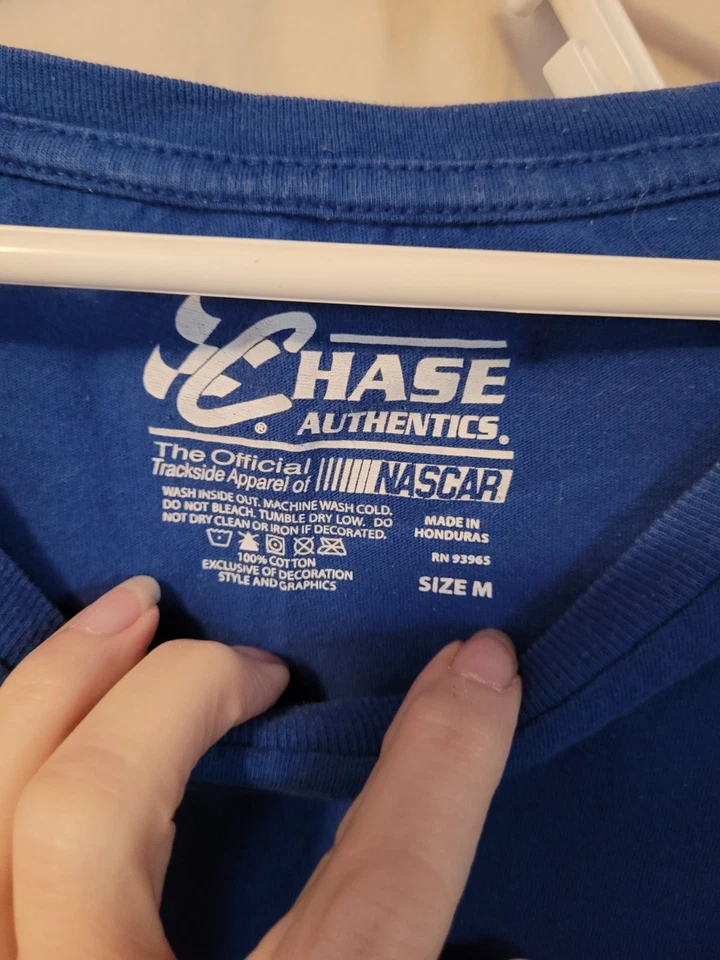 Camiseta Chase Authentics Nascar M & M's Kyle Busch mediana azul brillante Foto 4 de 4