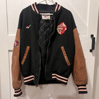 Reebok San Francisco 49ers NFL Full Zip Jacket Black with Brown Sleeves — photo 1