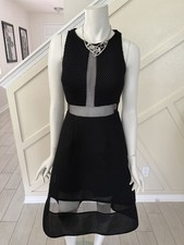 Maslavi black sleeveless cocktail dress Size 2