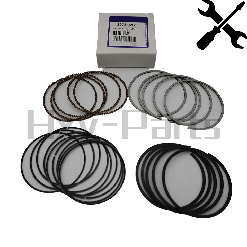 NEW OEM For Volvo C30 C70 XC90 S40 S60 S80 B5244S B5254T Piston Rings Set STD - Image 2 of 4