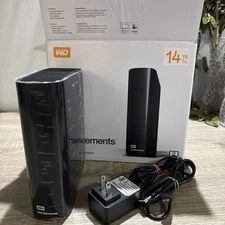 Western Digital 14TB Elements Desktop External Hard Drive, USB 3.0. Read Notes