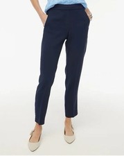 J. Crew Navy Blue Jamie Dress Pant Sz 16 Elastic Waist Pull On