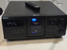 Sony CDP-CX455 400 Disc CD Mega Storage Player Changer New Belts With Remote
