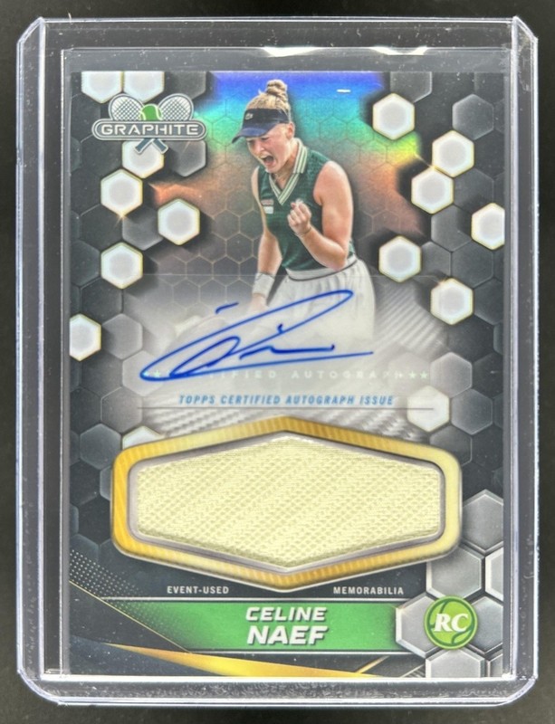 2024 Topps Graphite Celine Naef Signature Relics RC Rookie Auto #GSR-CNF