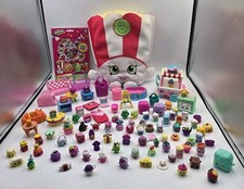 105 Pc. Shopkins Bundle- Plushie, Stickers, Furniture, Food  More 