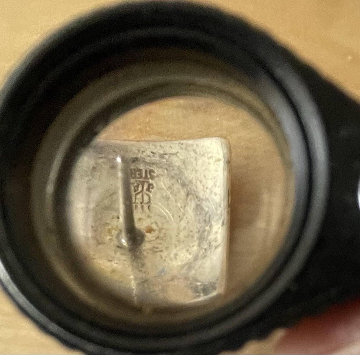 James Avery Square Stud Earring Solid Sterling 1/… - image 3