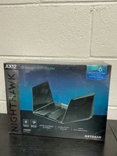 NETGEAR - Nighthawk AX6000 WiFi 6 Router  6Gbps (RAX120) 2.4 and 5 GHz 12streams