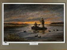 Broderick Crawford SUNRISE CHALLENGE 2010 Idaho Ducks Unlimited State Print S&N